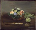 Obstkorb Stillleben Impressionismus Edouard Manet